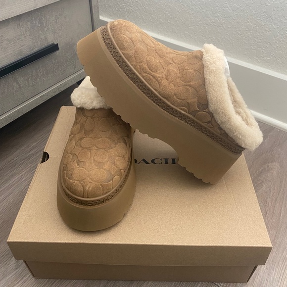 NEW* Coach - Cecilia Clog in Signature Suede - Picture 1 of 4